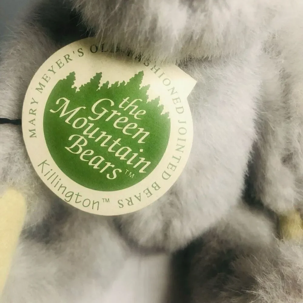 mary meyer grn mountain bears Killington 1993 carol carini design light grey bea
